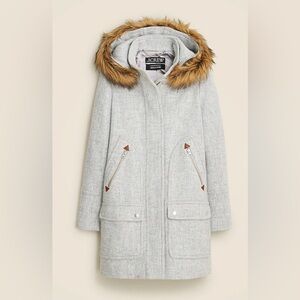 J. Crew chateau parka in Italian stadium-cloth